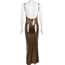 Load image into Gallery viewer, Sexy Sling Backless Maxi Dress
