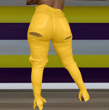Load image into Gallery viewer, Plus Size 4XL Denim Ripped Hole Jeans Pants
