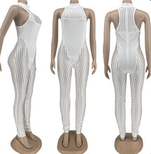 Load image into Gallery viewer, Sexy Patchwork Sleeveless Jumpsuit
