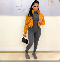Load image into Gallery viewer, Plus Size Winter Zipper Cotton-padded Puffer Coats
