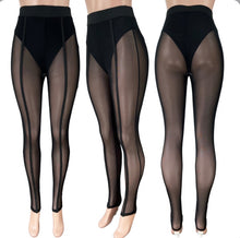 Load image into Gallery viewer, Plus Size Mesh See Through Night Club Pants  Www.dreamempirellc.com
