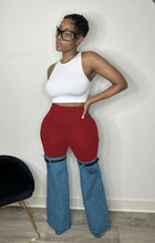 Load image into Gallery viewer, Fashion Denim Splice Pants
