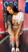Load image into Gallery viewer, Cartoon Print T Shirt+Pleated Mini Skirt Two Piece Sets
