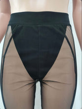 Load image into Gallery viewer, Sexy Sleeveless Crop Top And Mesh Pants Two Piece Sets
