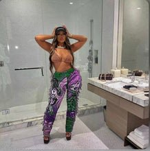Load image into Gallery viewer, Cartoon Print Tassel Casual Pants
