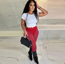 Load image into Gallery viewer, Plus Size Mesh See Through Night Club Pants  Www.dreamempirellc.com
