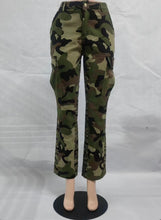 Load image into Gallery viewer, Casual Fashion High Waist Camouflage Pants
